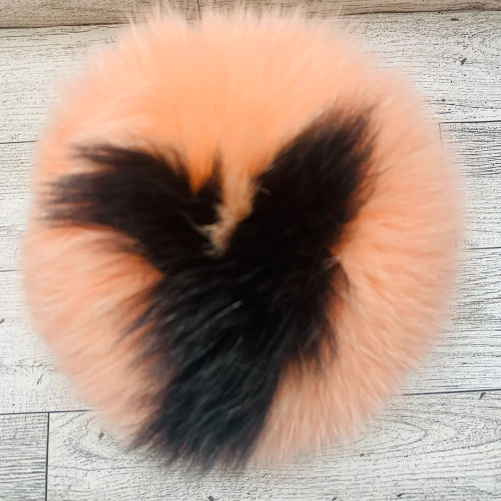 💯 Authentic Fendi Fox Fur Y ABCharm Bag Charm Pink Black - Picture 3 of 5